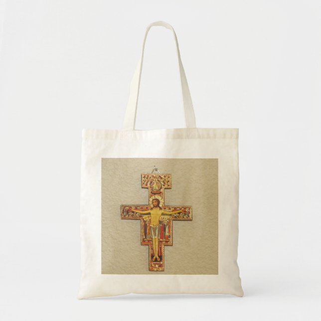 Tote Bag Budget Fourre-tout--Croix franciscaine (Devant)