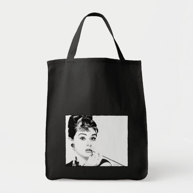 Tote Bag Budget Fourre-tout d'Aubrey Hepburn (Devant)