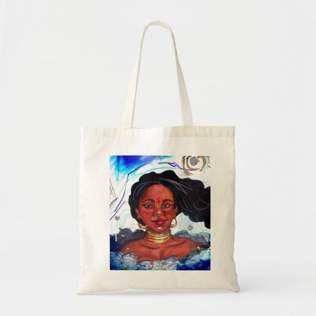 Tote Bag Budget Fourre-tout de femme de couleur (Devant)