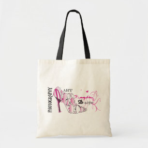 Tote Bag budget fourre-tout de griffonnage de pinqshue