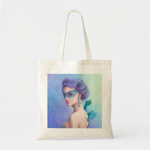 Tote Bag Budget Fourre-tout Imaginaire femme d'hiver et dra