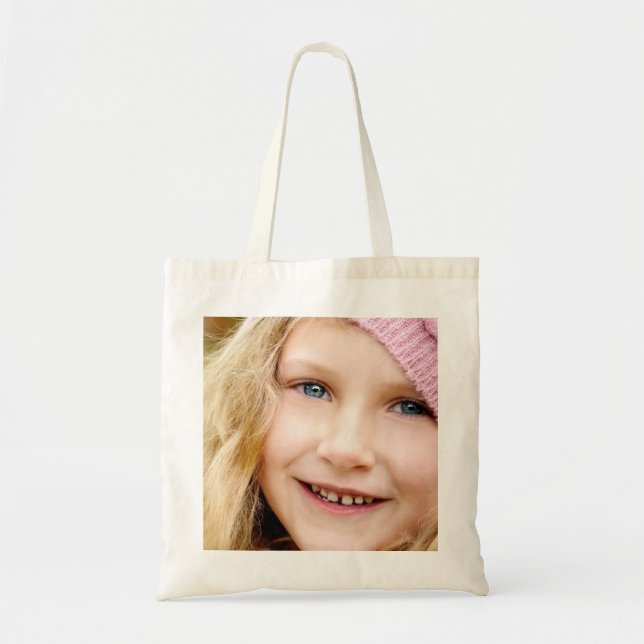 TOTE BAG BUDGET PHOTO PERSONNALISÉE FOURRE-TOUT (Devant)