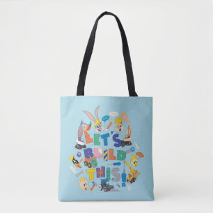 Tote Bag BUGS BUNNY BUILDERS™ Collage "Construisons Cela"