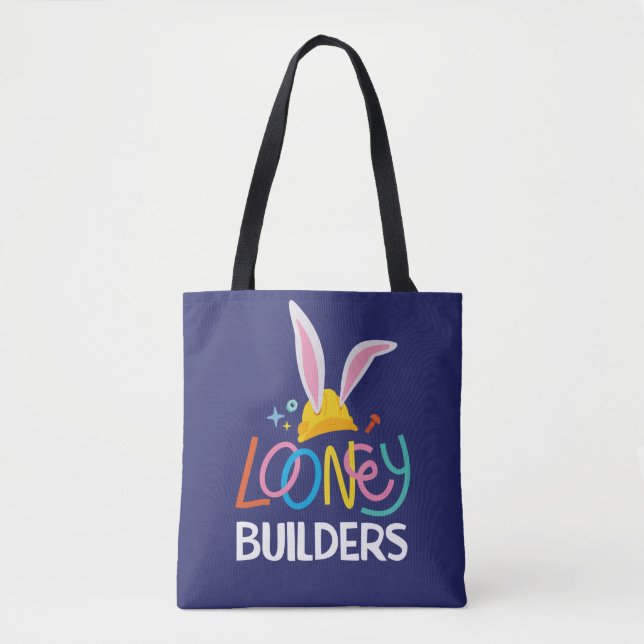 Tote Bag BUGS BUNNY BUILDERS™| Hard Hat Stacked Logo (Devant)