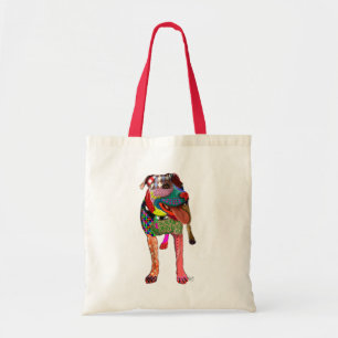 Tote Bag Bull-terrier du Staffordshire - patchwork