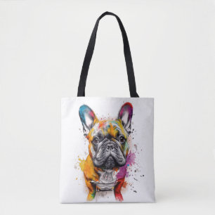 Tote Bag Bulldog francés lleno de estilo