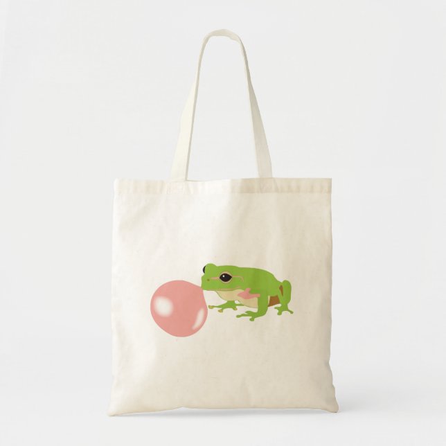 Tote Bag Bulle de grenouille à bulle (Devant)