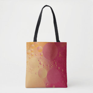 Tote Bag Bulle numérique rose et orange
