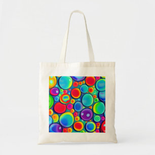 Tote Bag Bulles arc-en-ciel
