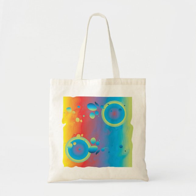 TOTE BAG BULLES COLORÉES (Devant)