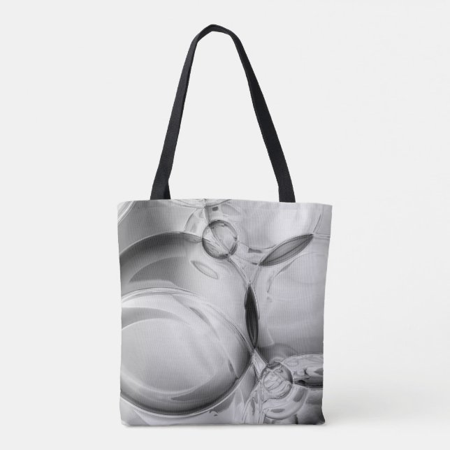 Tote Bag Bulles noires (Dos)