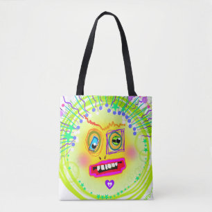 Tote Bag Bulles Smile Meemogie Emoji Art