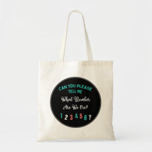 Tote Bag Bunco Sur Quel Numéro Sommes-Nous ? Funny Modern