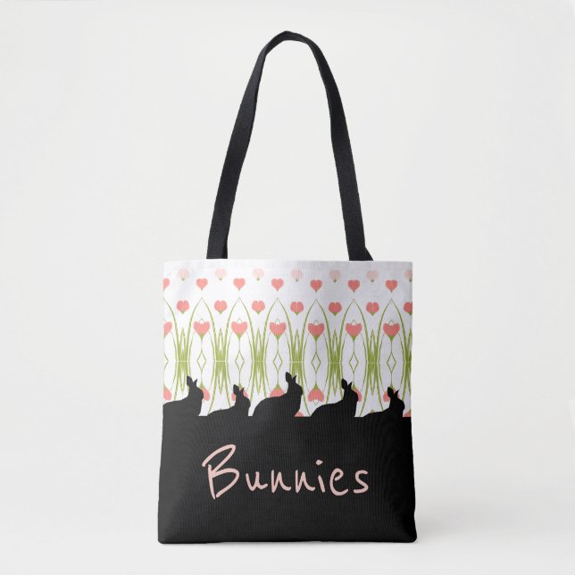 Tote Bag Bunny Accenté Designer Market (Devant)