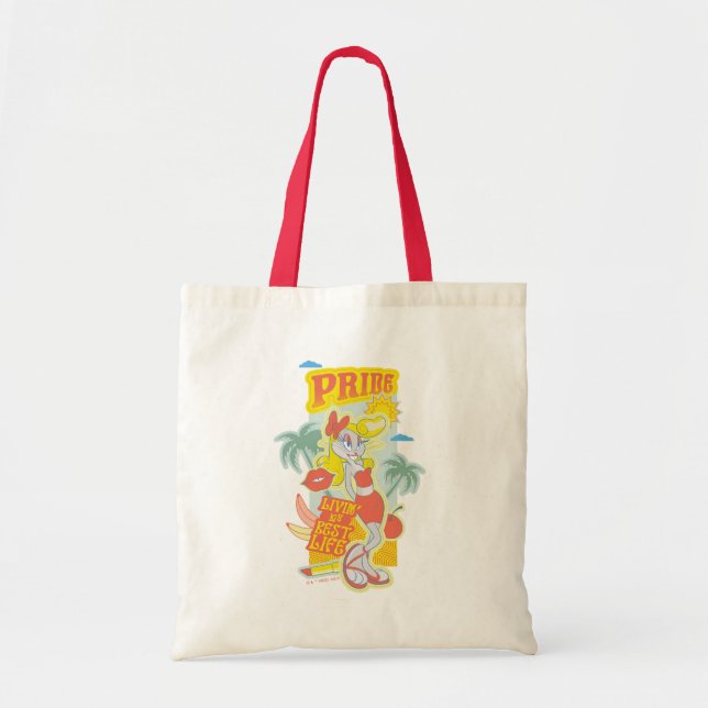 Tote Bag BUNNY™ Pride - Livin' My Best Life (Devant)