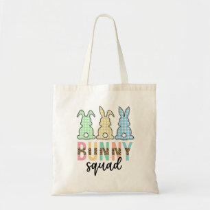 Tote Bag Bunny Squad   Chasse aux oeufs de Pâques Cute Bun