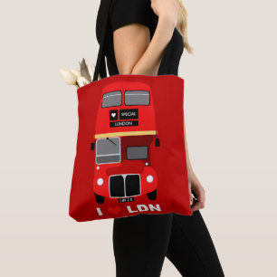 Tote Bag Bus Old London Routemaster Double Decker