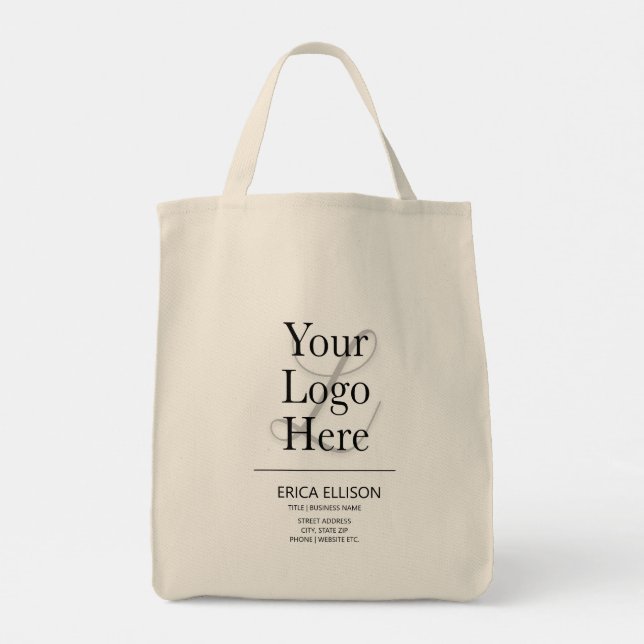 Tote Bag Business Logo Professionnelle Femme d'affaires (Dos)