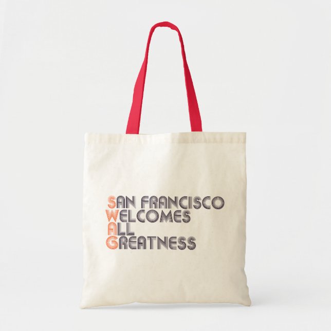 Tote Bag Butin de San Francisco rétro (Devant)