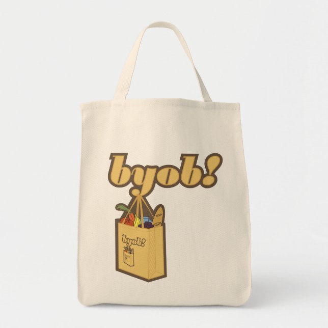 Tote Bag byob ! À l'infini ! Bio (Devant)