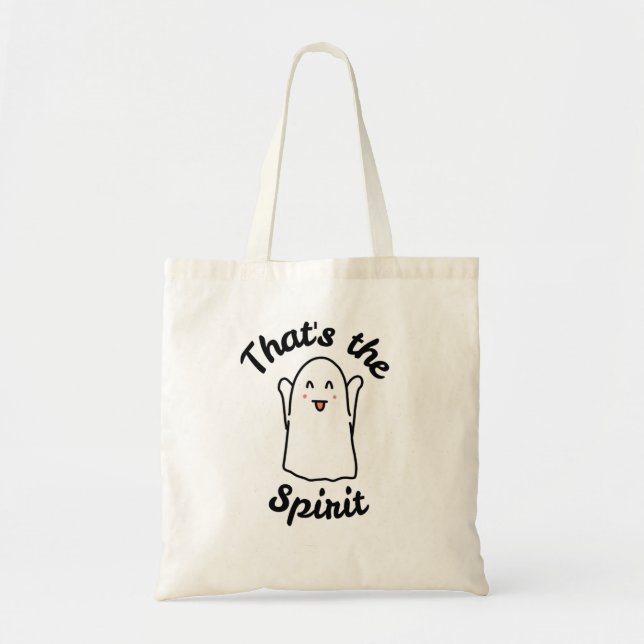 Tote Bag C’est l’Esprit - Joli design de fantôme (Devant)