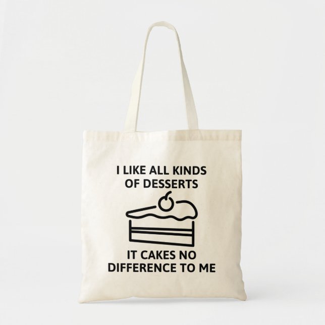 Tote Bag Ça Ne Fait Aucune Différence Pour Moi (Devant)
