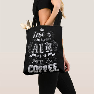 Tote Bag Ça sent le café