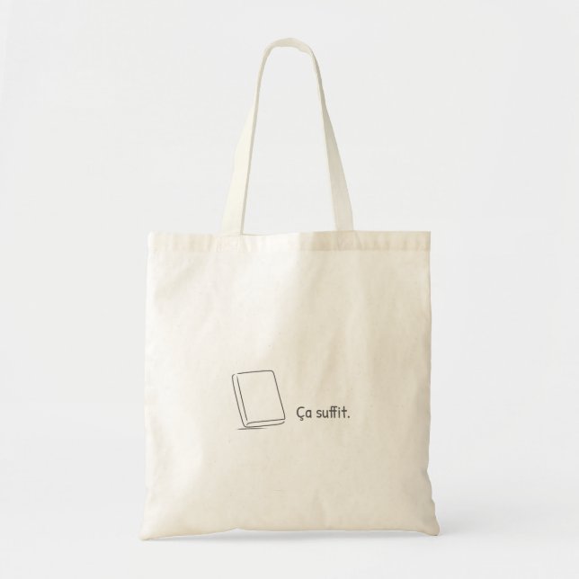 Tote Bag  Ca suffit. (Devant)