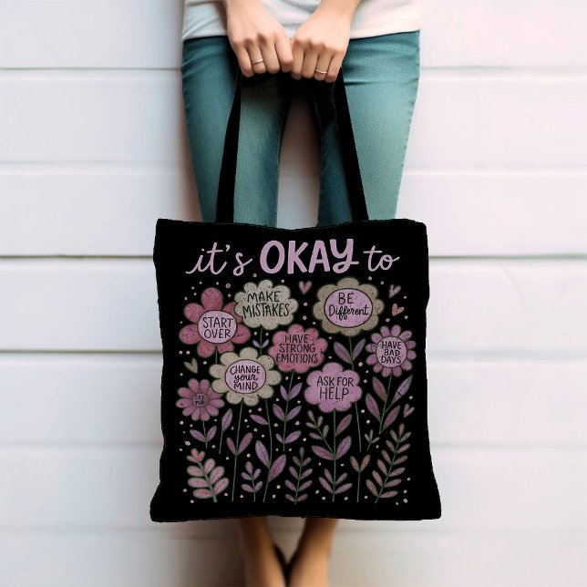 Tote Bag Ça va pour Boho Floral (Créateur téléchargé)