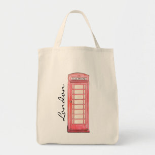 Tote Bag Cabine de téléphone britannique rouge - Londres