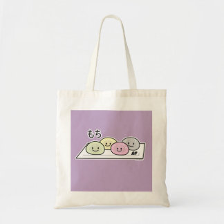 Tote Bag Câble de riz à la crème glacée Cute Mochi Thé vert