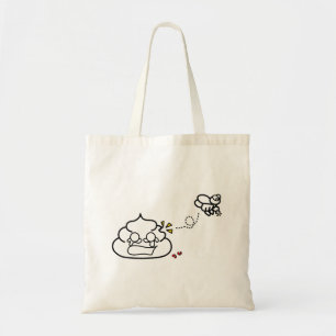 Tote Bag Caca au cœur brisé - Brootsch le PooPoo