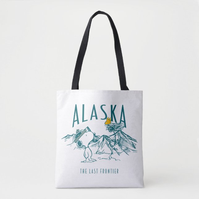 Tote Bag cacahuètes | Alaska La Dernière frontière (Devant)