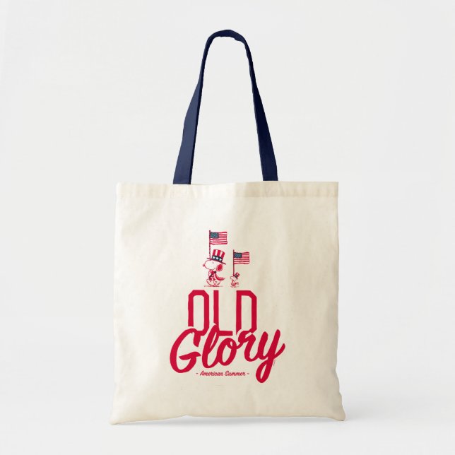 Tote Bag cacahuètes | American Summer Old Glory (Devant)