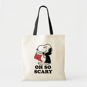 Tote Bag cacahuètes   Halloween Snoopy Vampire