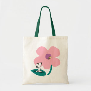 Tote Bag cacahuètes Illustration Nature Rose Flower