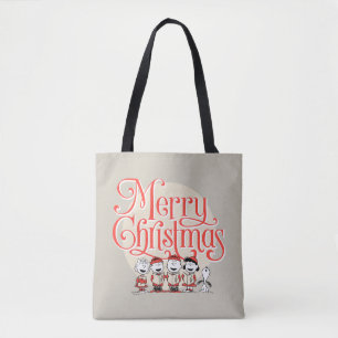 Tote Bag cacahuètes Joyeuse Chorale de Noël