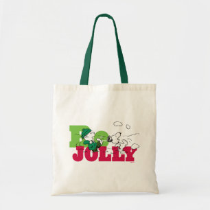 Tote Bag cacahuètes Linus & Snoopy Be Jolly