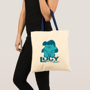 Tote Bag cacahuètes   Lucy Who Says I'm Crabby? ?