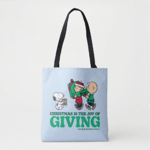 Tote Bag cacahuètes Noël est la joie de donner