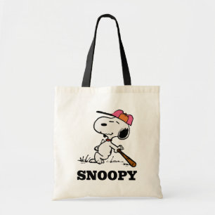Tote Bag cacahuètes   Snoopy at Bat