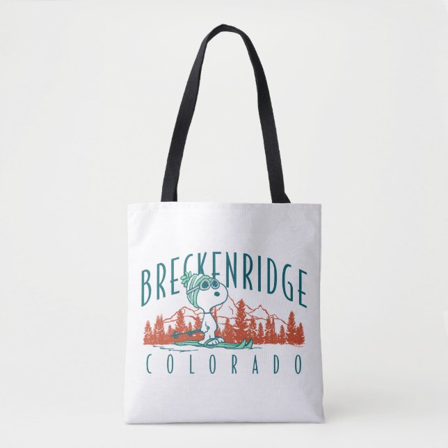 Tote Bag cacahuètes | Snoopy Breckenridge Colorado (Devant)