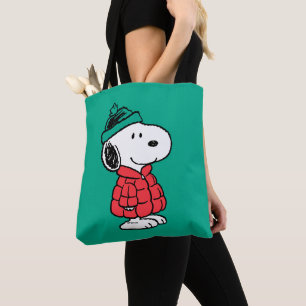 Tote Bag cacahuètes   Snoopy Chat d'hiver et Casquette
