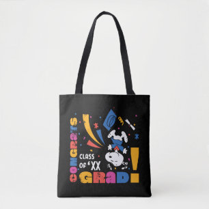 Tote Bag Cacahuètes Snoopy Félicitations Diplômé Remise des
