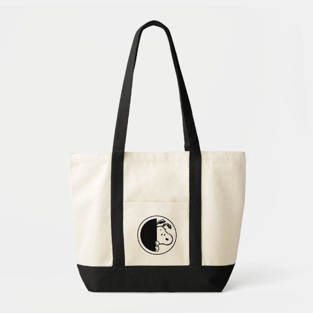 Tote Bag cacahuètes | Snoopy Je Dis Salut (Devant)