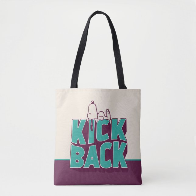 Tote Bag cacahuètes | Snoopy Kickback (Devant)