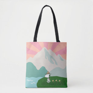 Tote Bag cacahuètes   Snoopy Leader du Pack