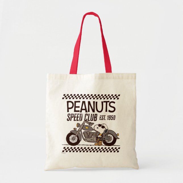 Tote Bag cacahuètes | Snoopy Speed Club (Devant)