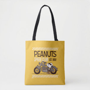 Tote Bag cacahuètes   Snoopy Speed Club
