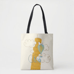 Tote Bag cacahuètes Snoopy & Woodstock Ciao